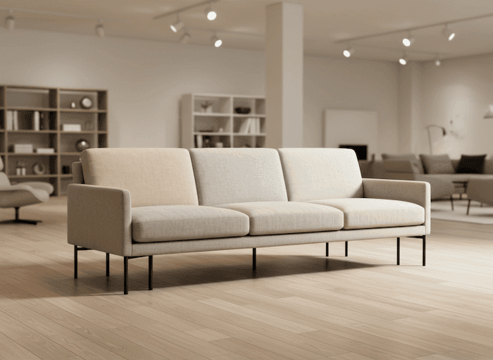 divano 3d negozio di arredamento seo