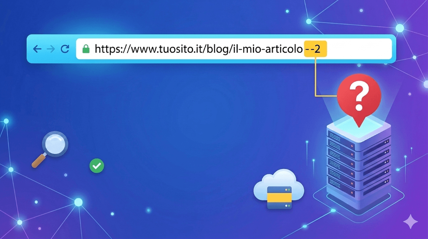 Perché nell'URL appare "-2"? Cause, impatto SEO e come risolverlo
